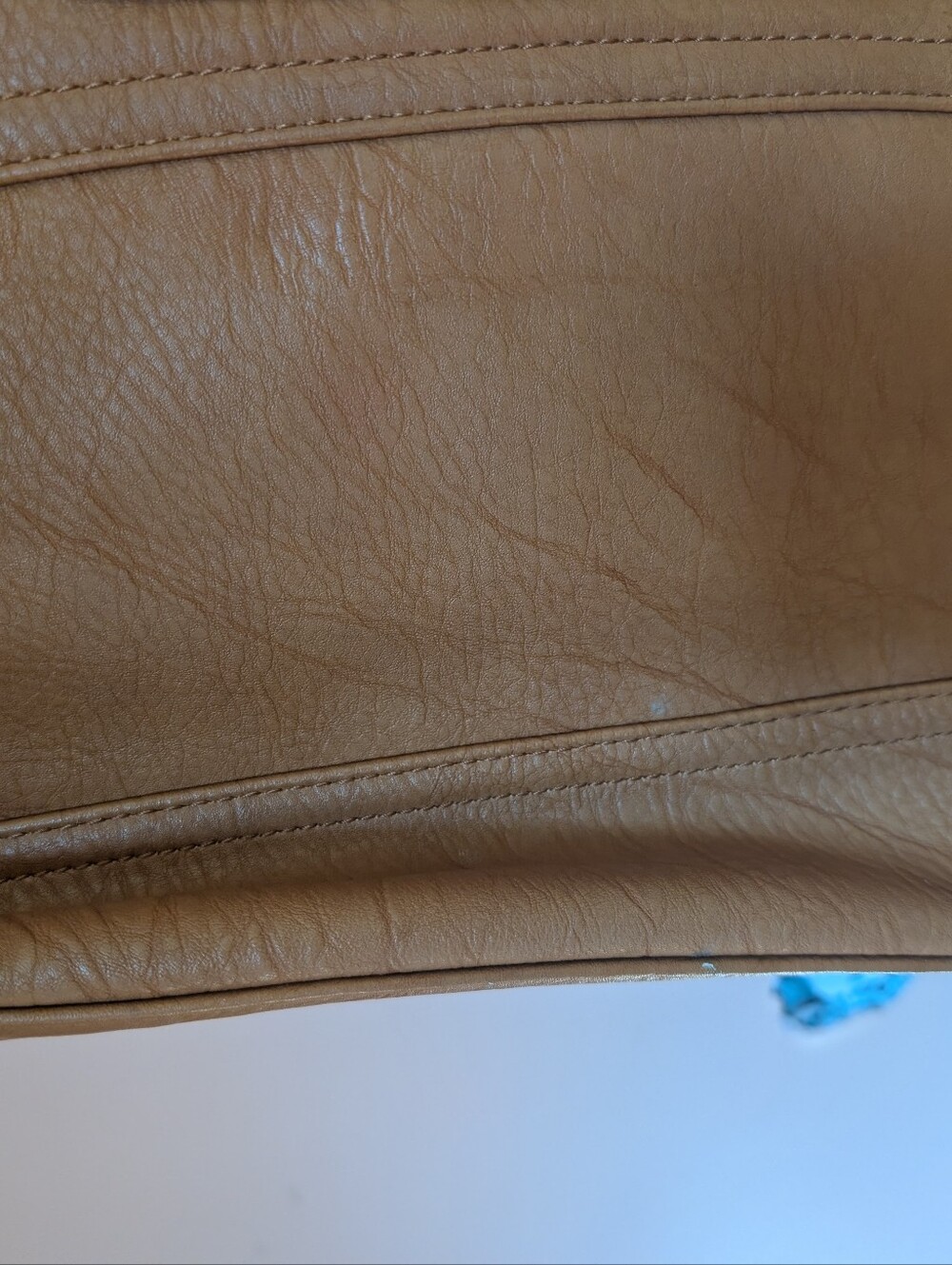 Classic Tan Crossbody Bag with Buckle Detail - Picture 5 of 11